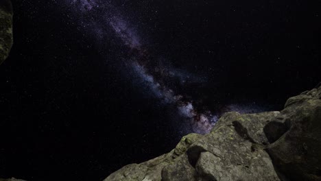 4K-Astrophotography-star-trails-over-sandstone-canyon-walls.